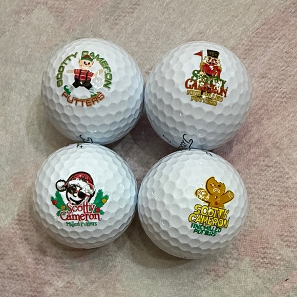 Scotty Cameron Other - Scotty Cameron 2025 Christmas Golf Ball Set - Titleist Pro V1 (Set of 4 shown)